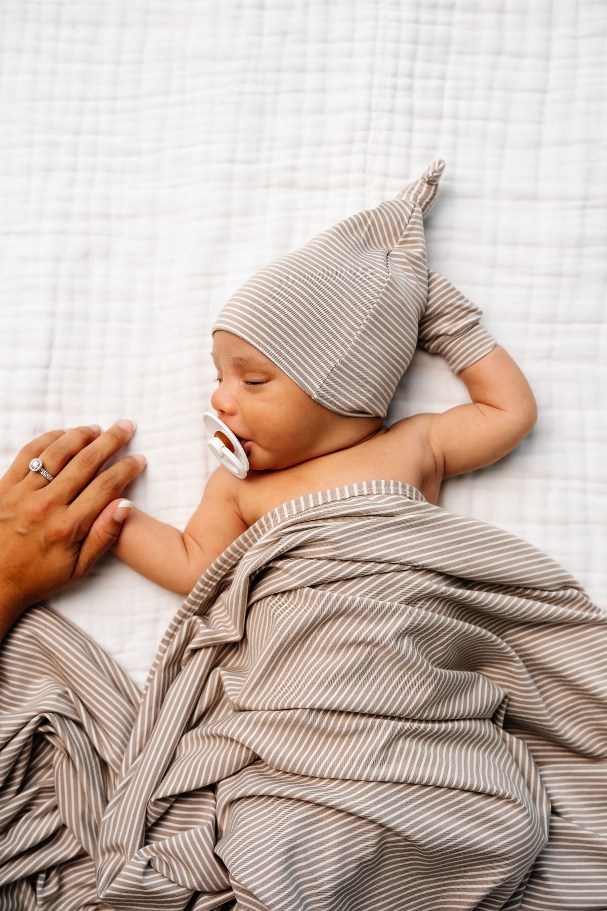 Banks Newborn Hat Bundle + Knotted Gown