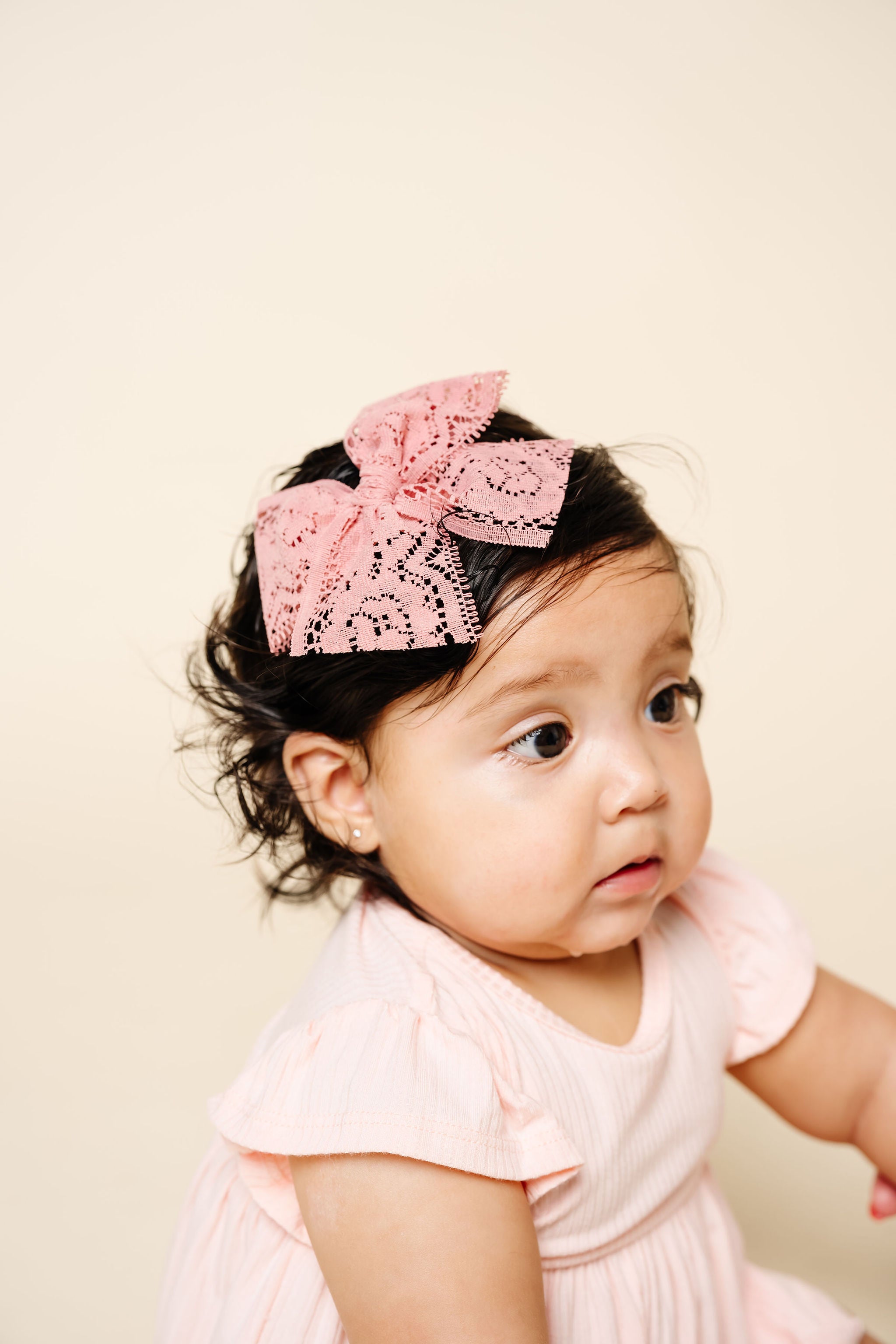 Bow 3 Pack: Yellow Floral Clips