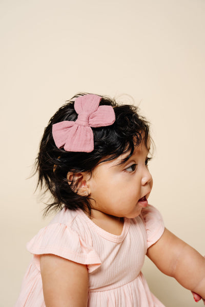 Adventure Bow - Mauve Pink Headband