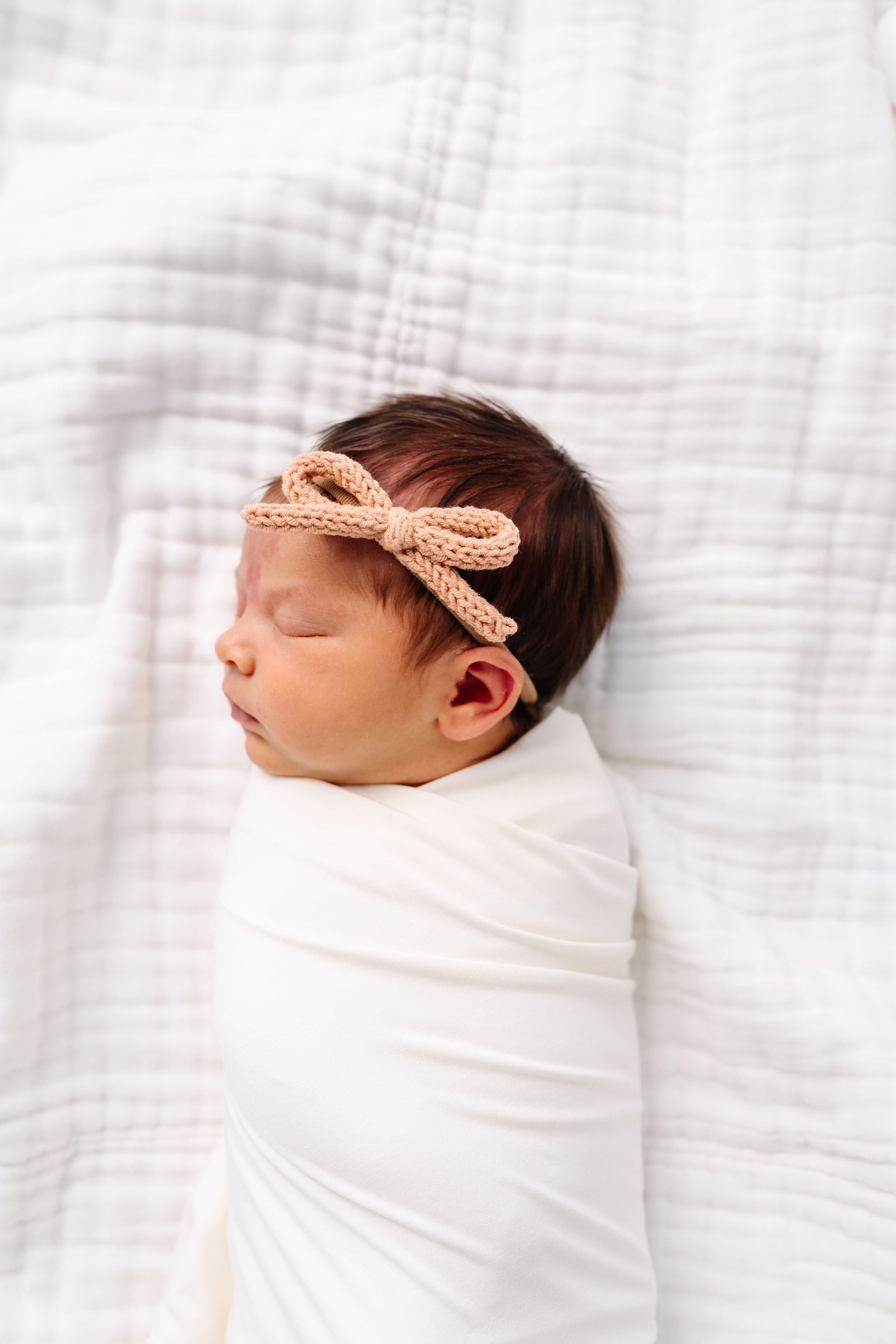 Crochet Bow - Butterscotch