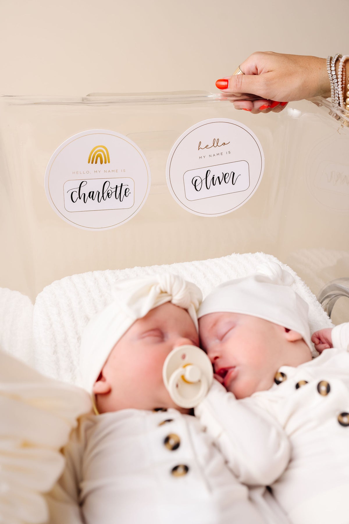 Blank Name Tag 2 Pack