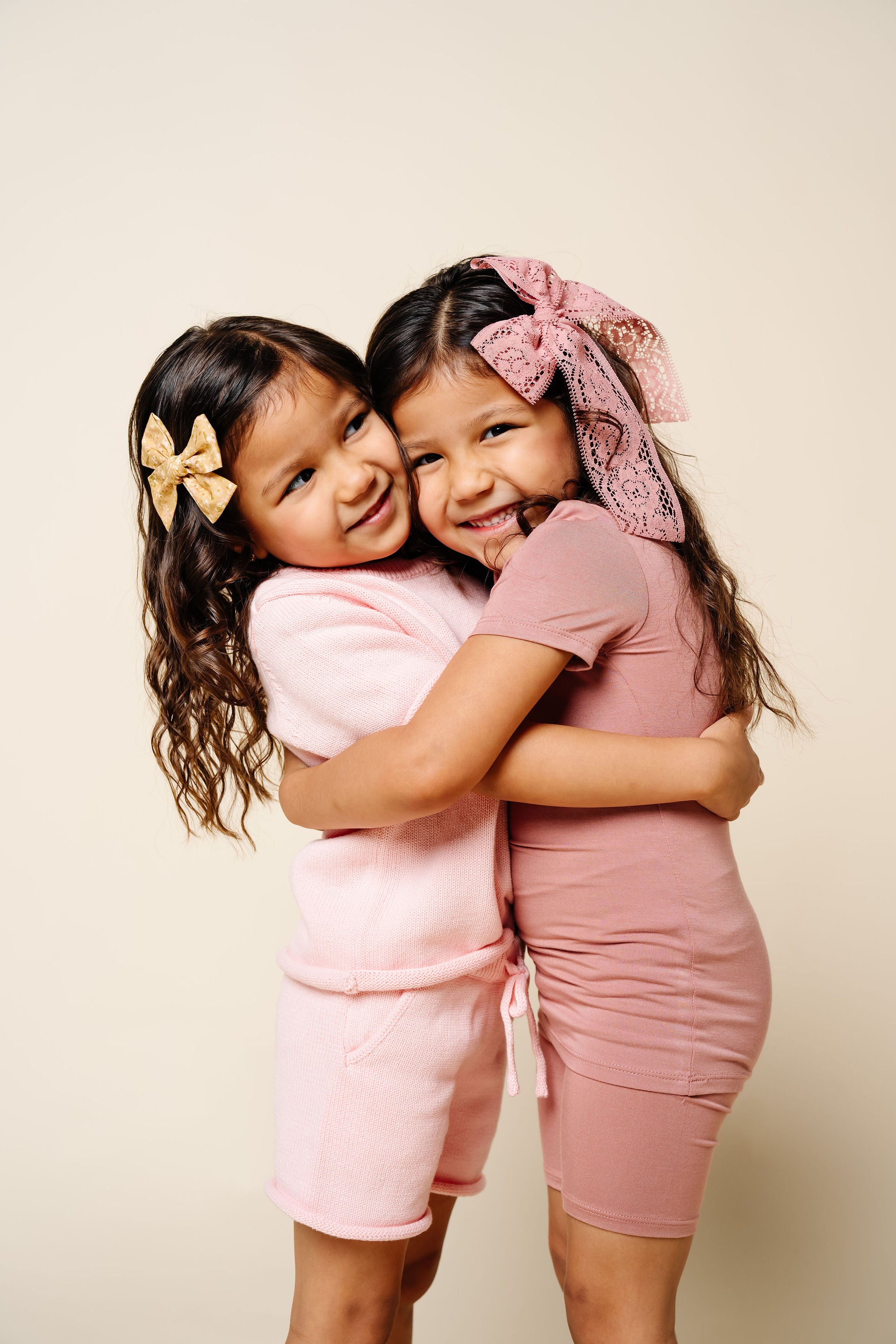 Bow 3 Pack: Yellow Floral Clips