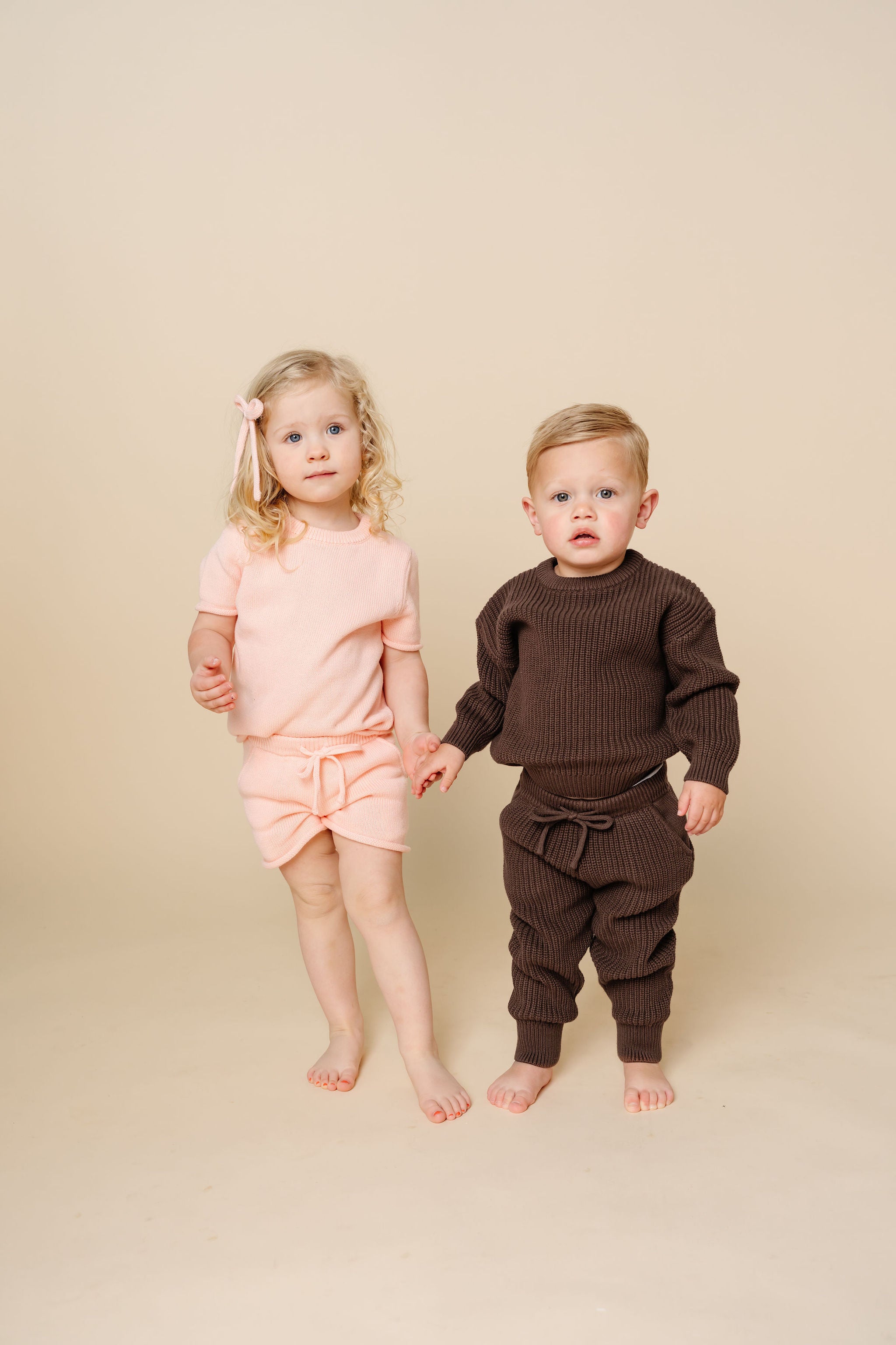 Knit Shirt + Short Set - Ballet