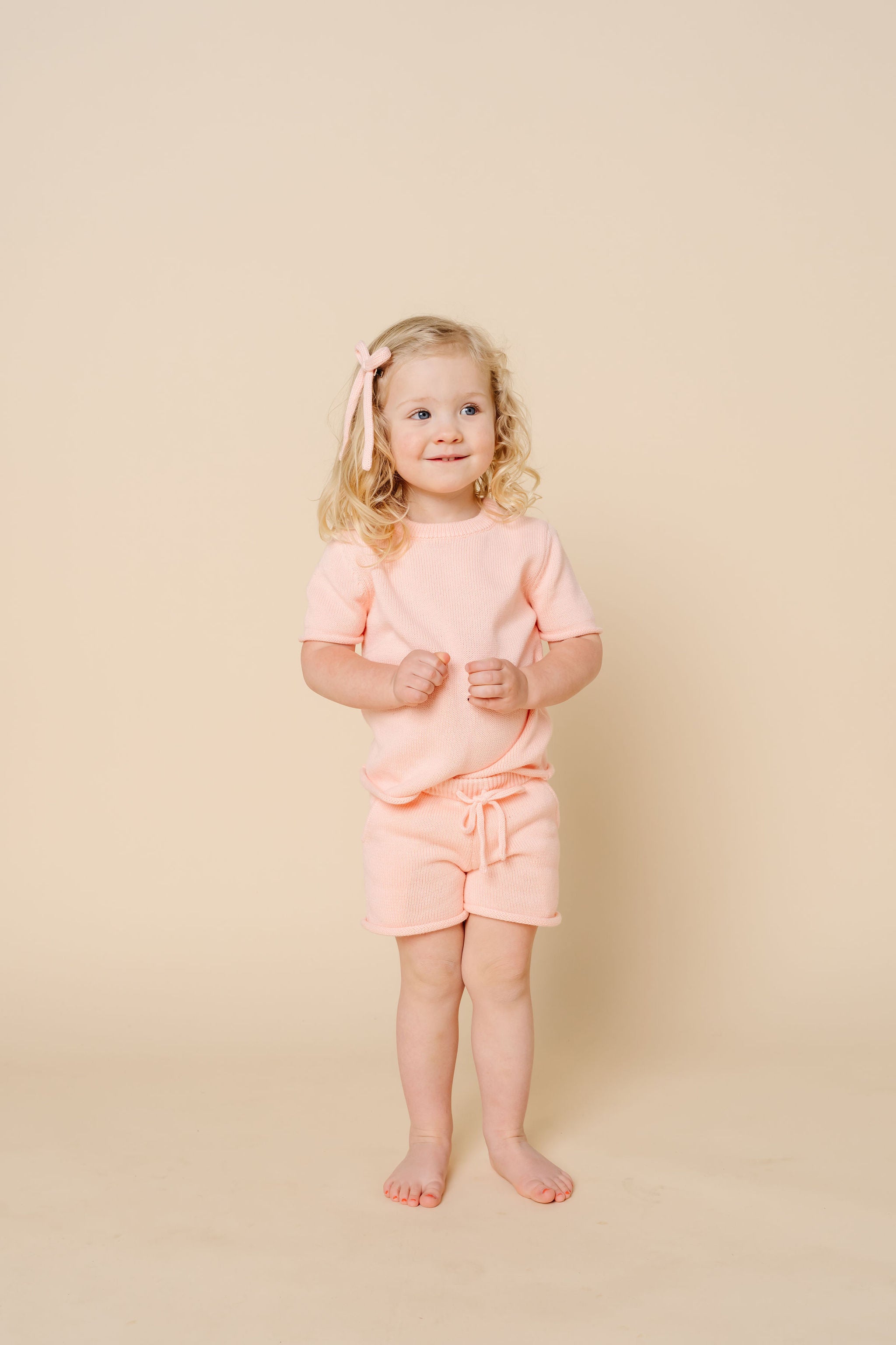 Knit Short Sleeve Tee - Ballet