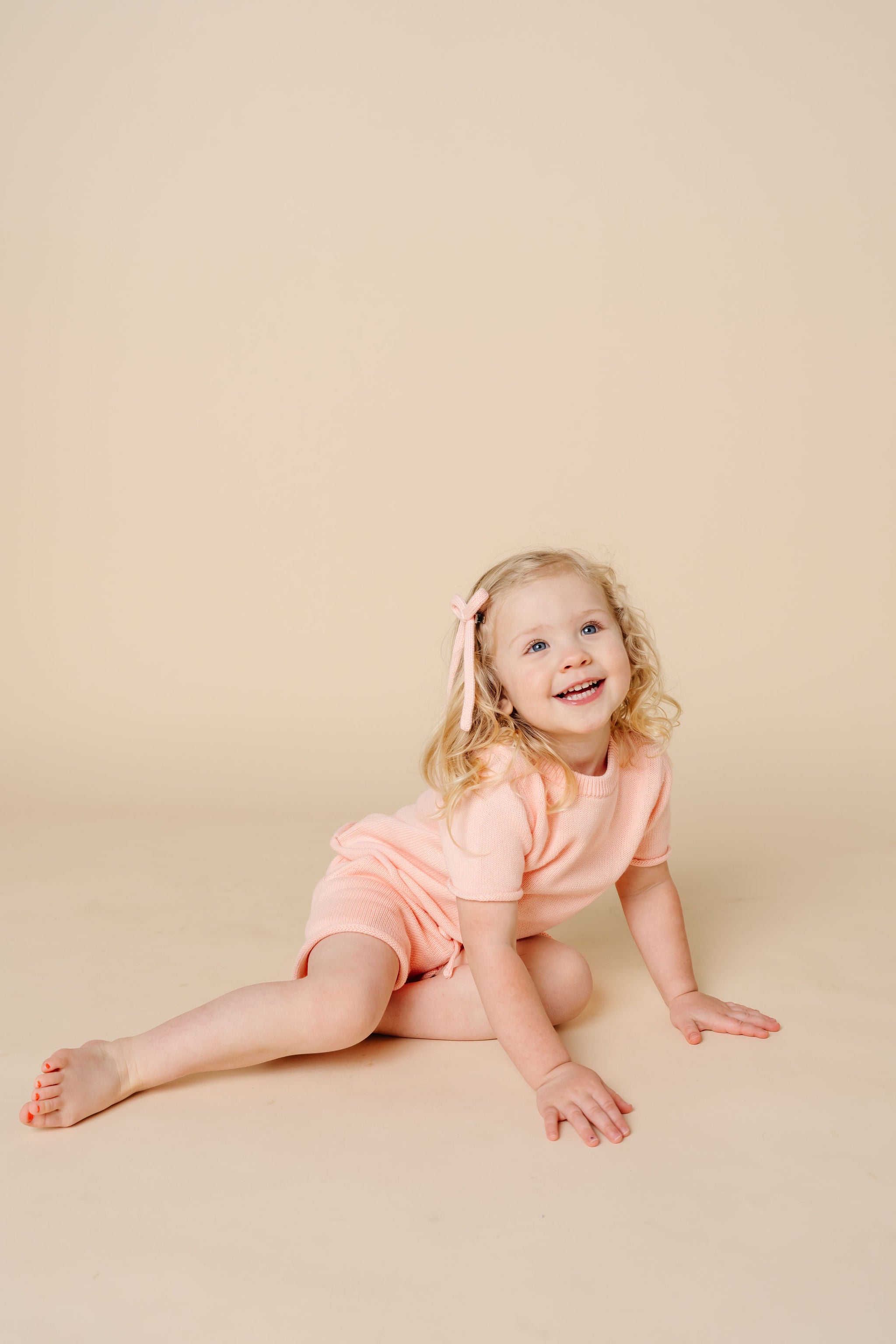 Knit Shirt + Short Set - Ballet