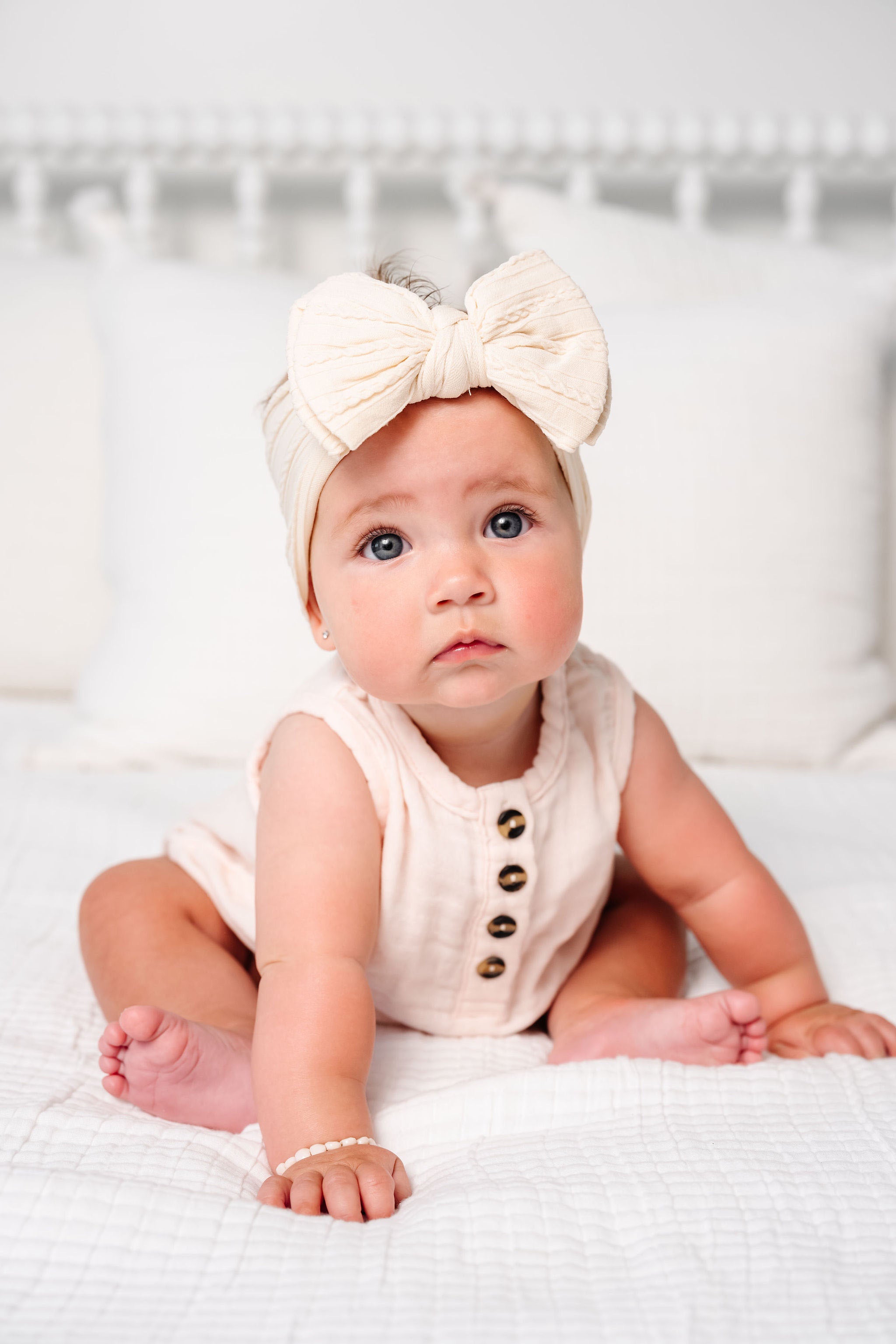 Cable Knit Headband - Oat