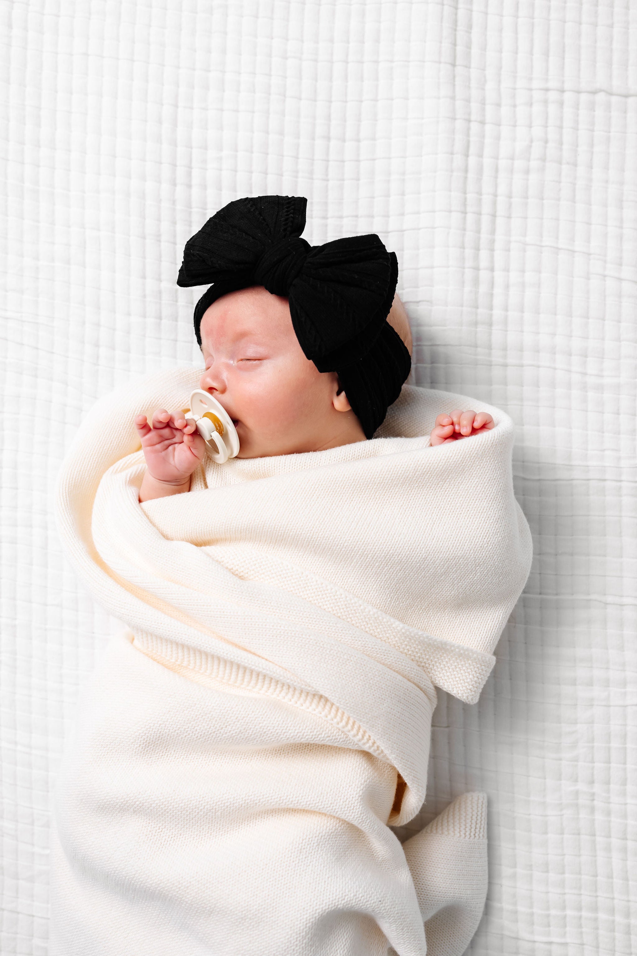 Cable Knit Headband - Black