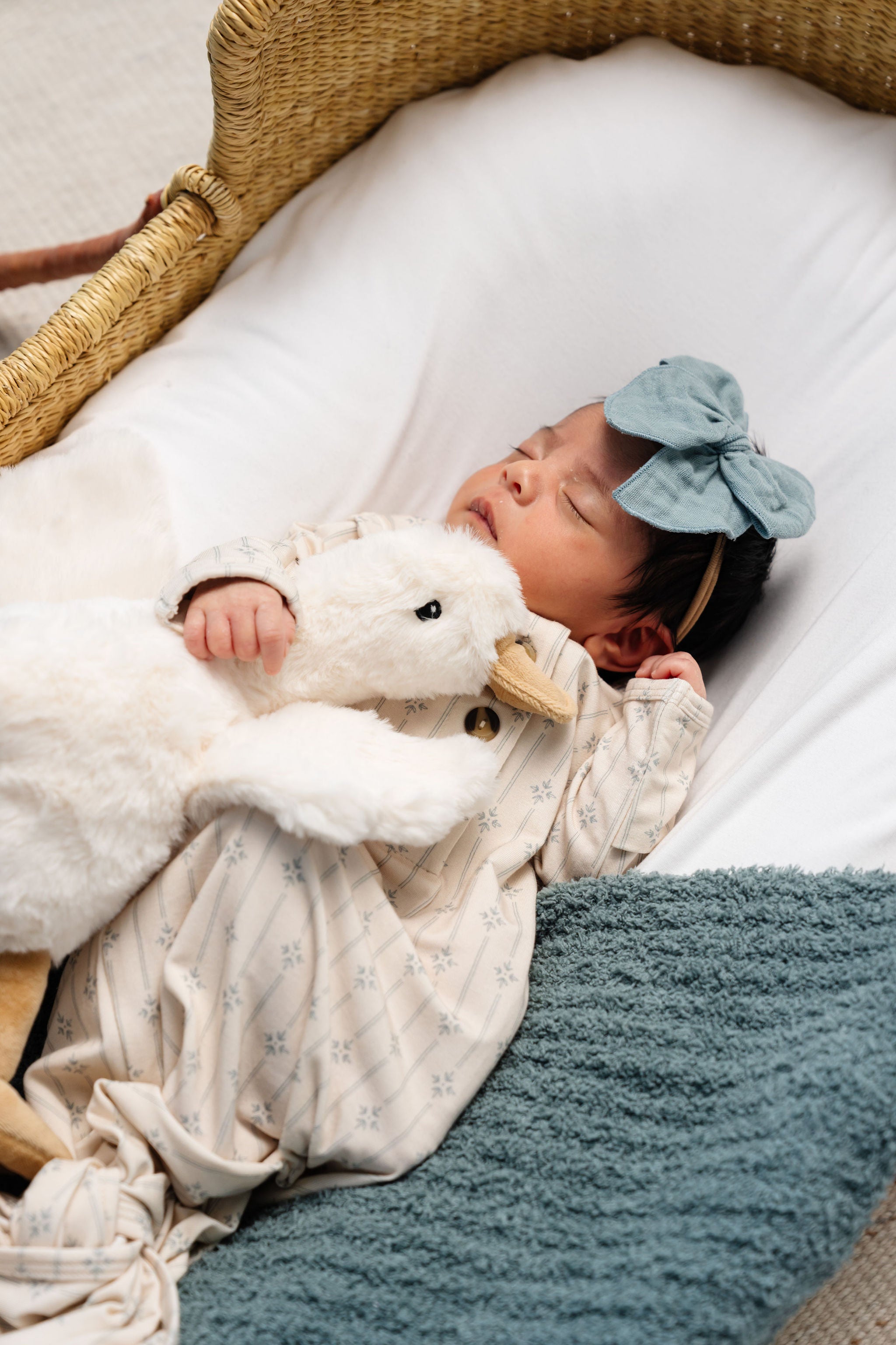 Cloud Muslin™ Heirloom Bow - Steel Headband