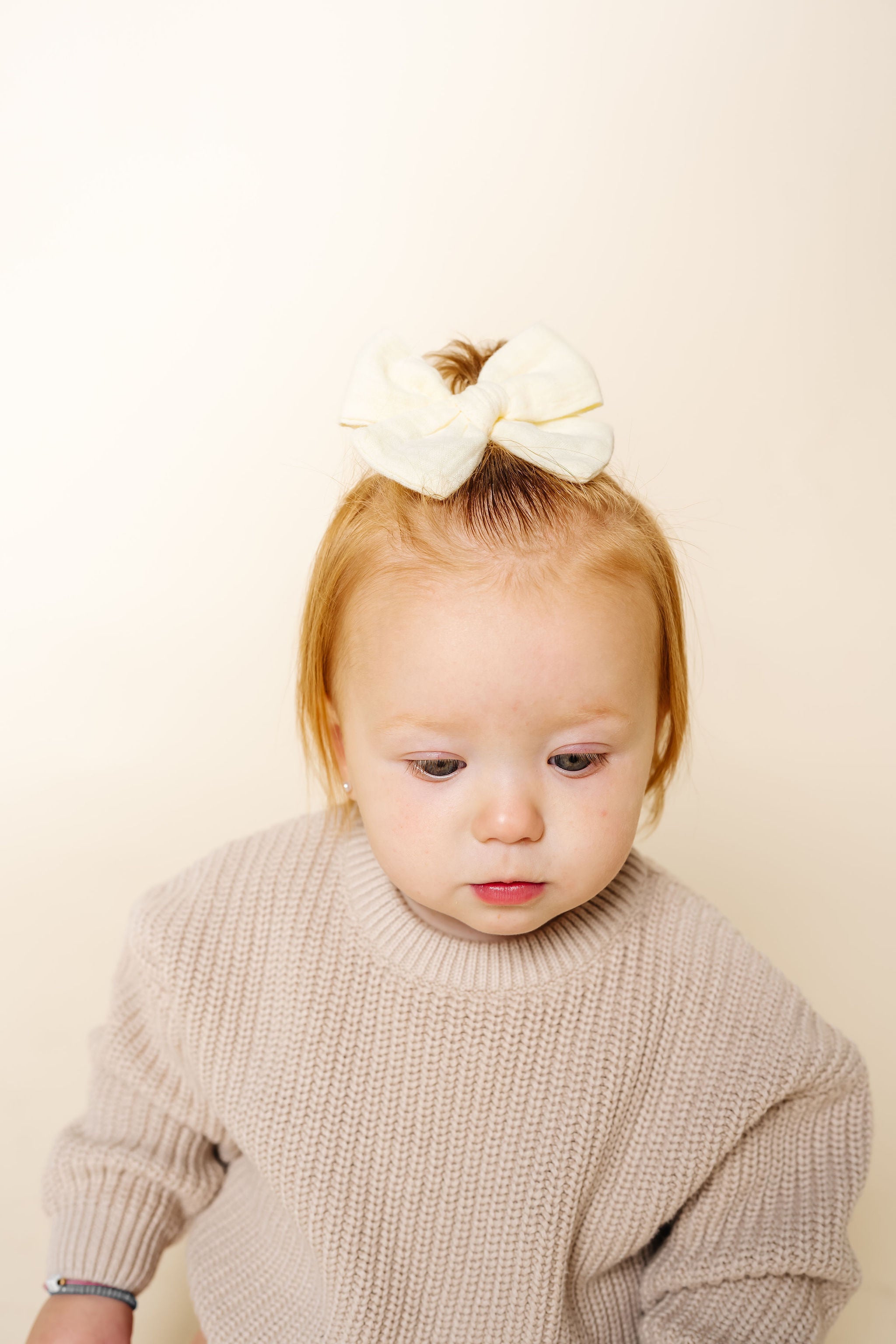 Adventure Bow - Buttercream Clip