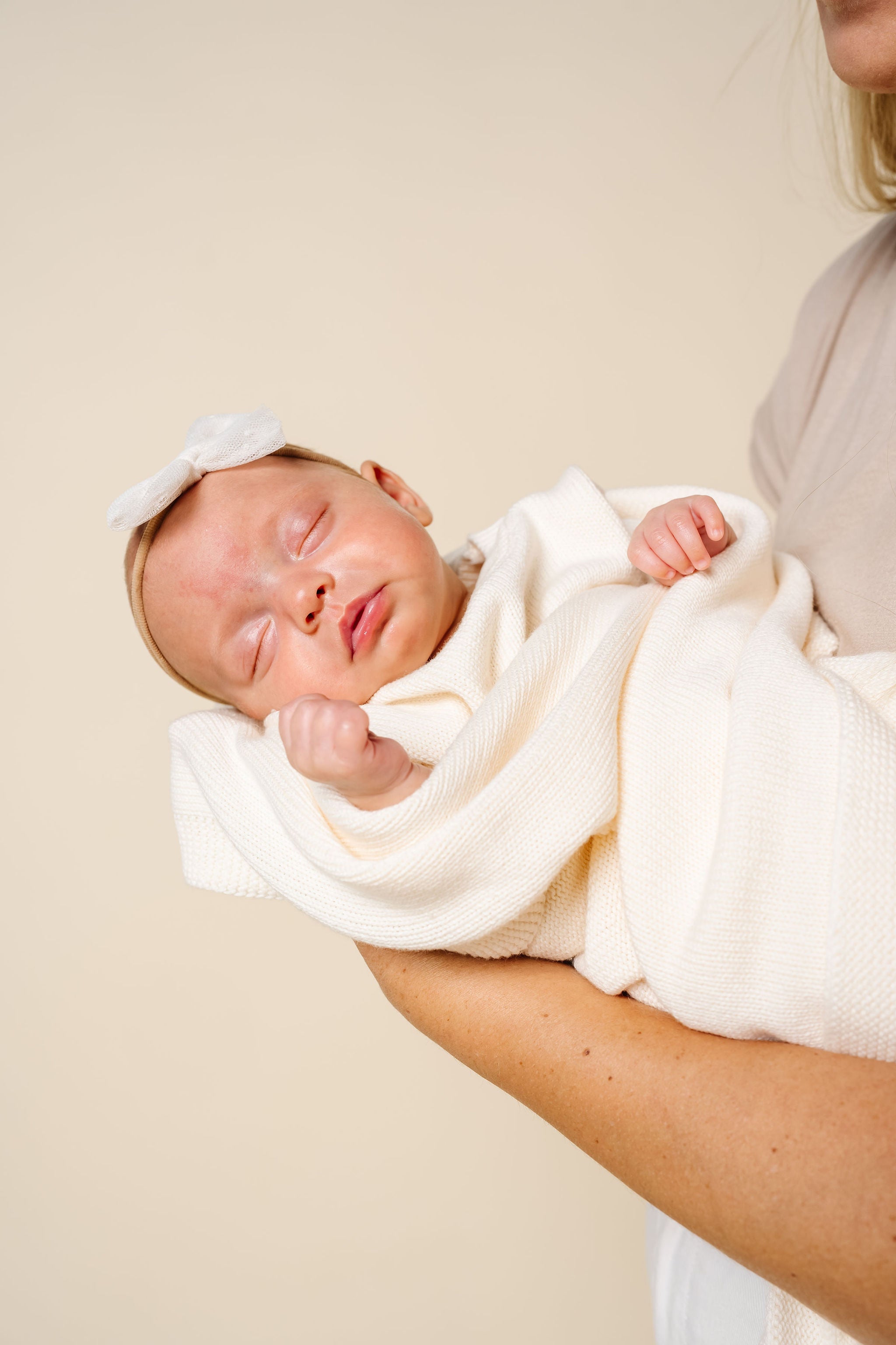 Knit Bonnet Bundle - Ivory