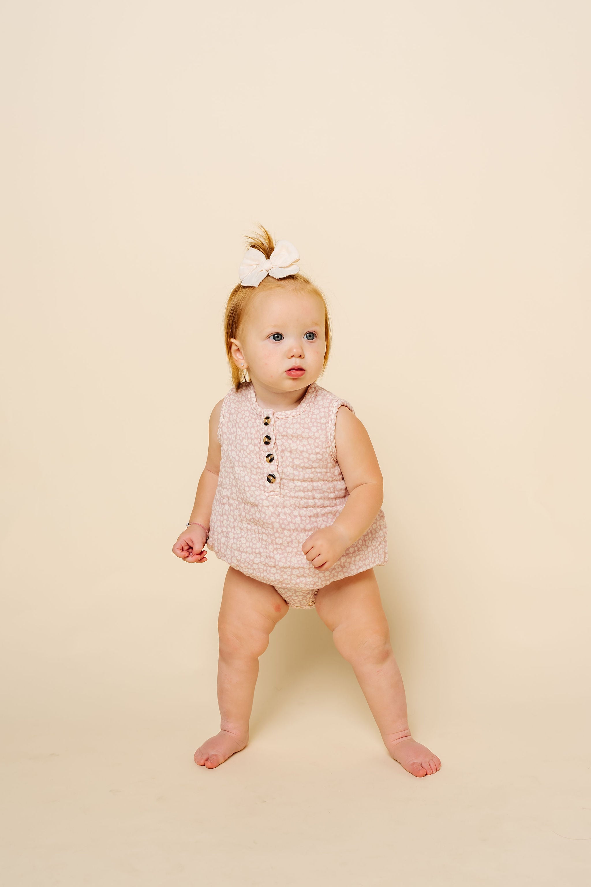 Cloud Muslin™ Bubble Romper - Flora