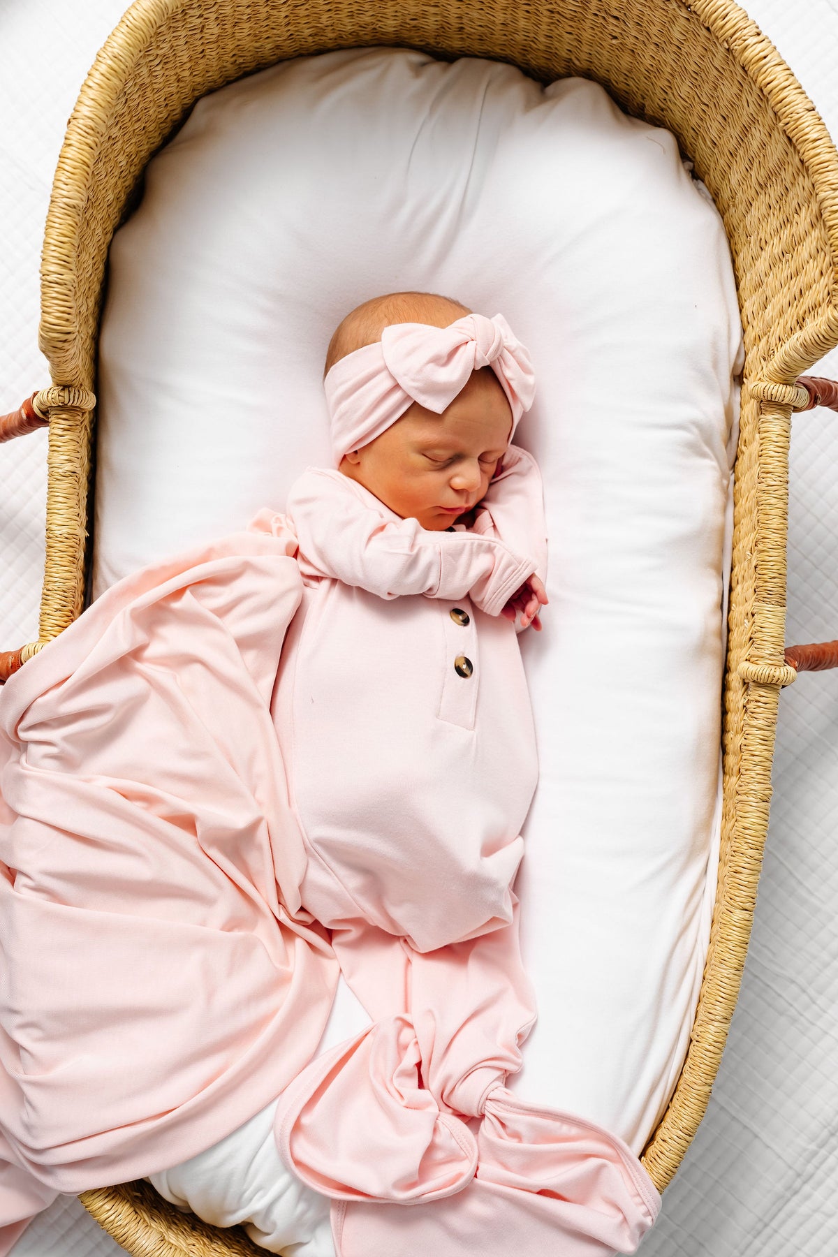Sophie Newborn Headband Bundle + Knotted Gown