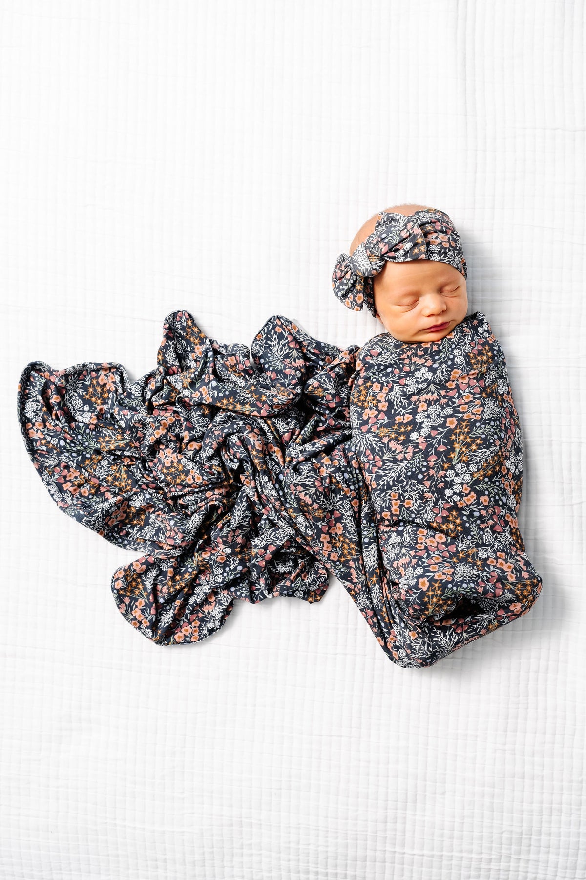 Bea Newborn Headband Bundle + Knotted Gown