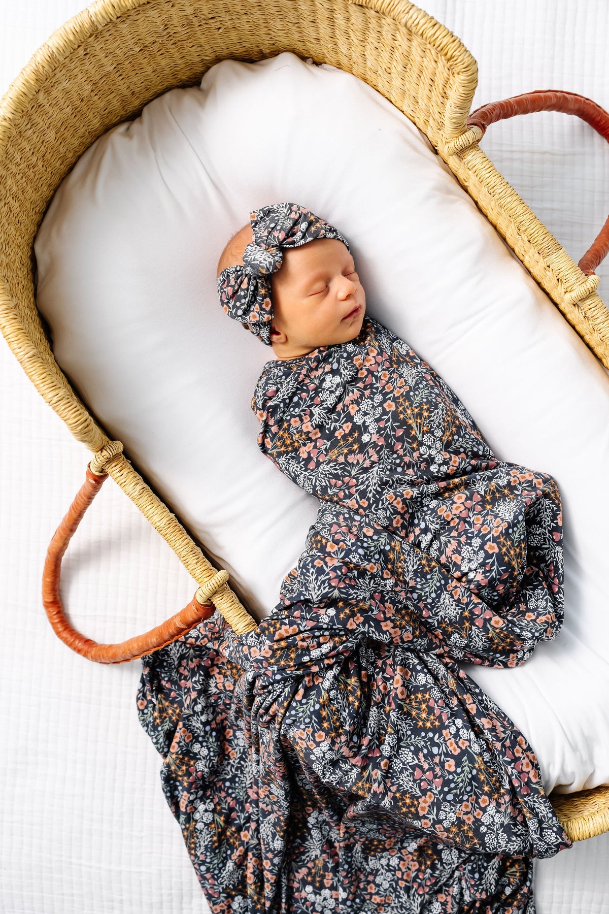 Bea Newborn Headband Bundle + Knotted Gown