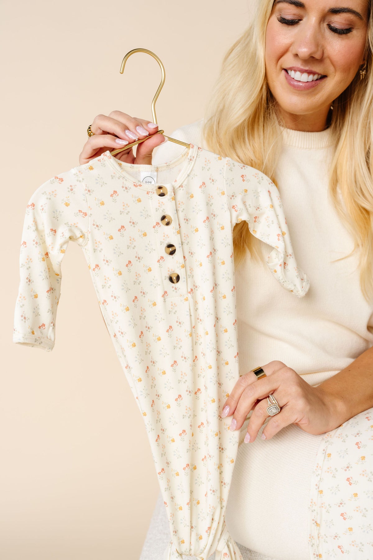 Willow Newborn Headband Bundle + Knotted Gown