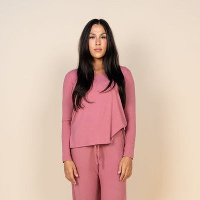 Women's Loungewear - Marjorie - Long Sleeve Shirt