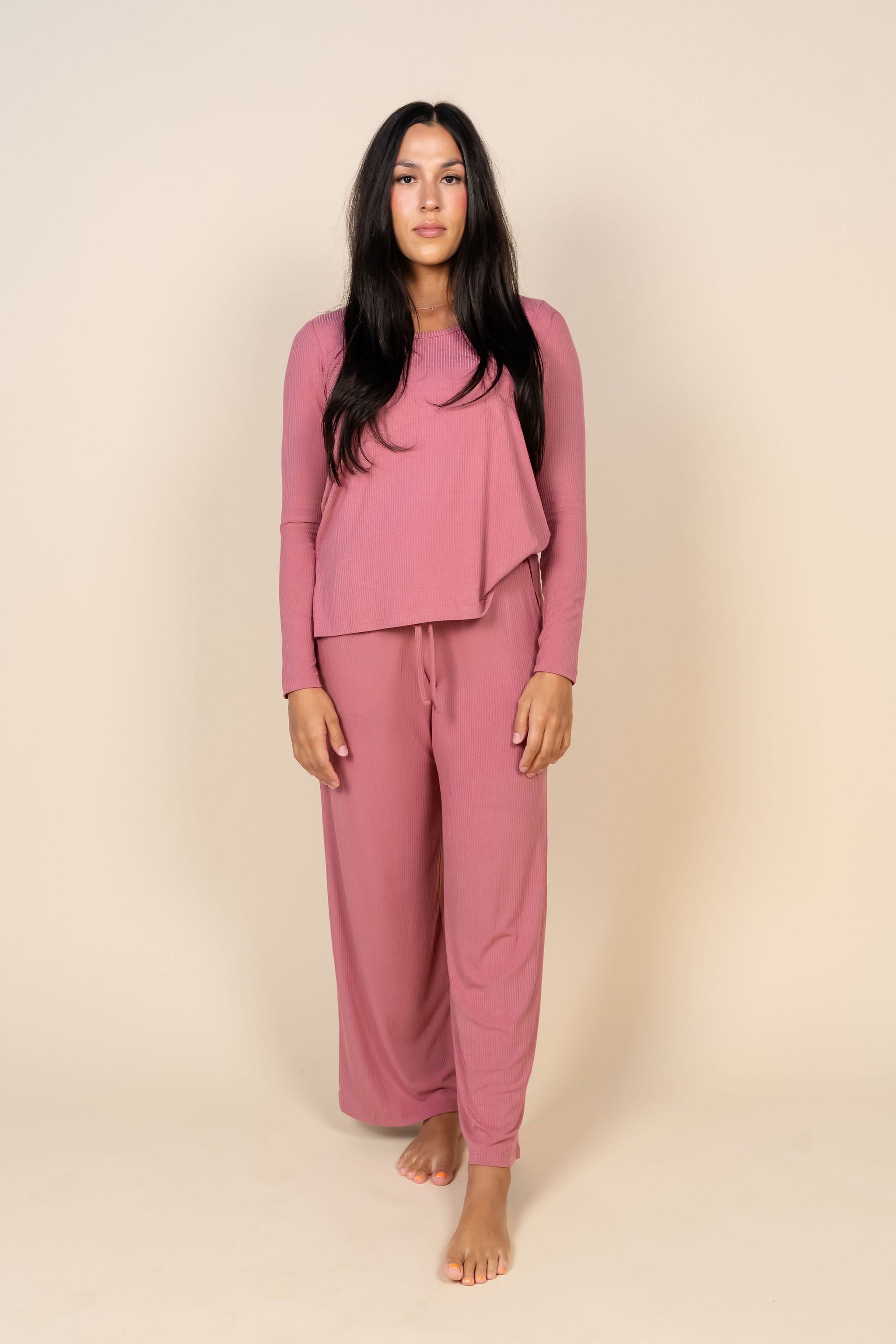 Women's Loungewear - Marjorie - Long Sleeve Shirt