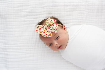 Heirloom Bow - Red Floral