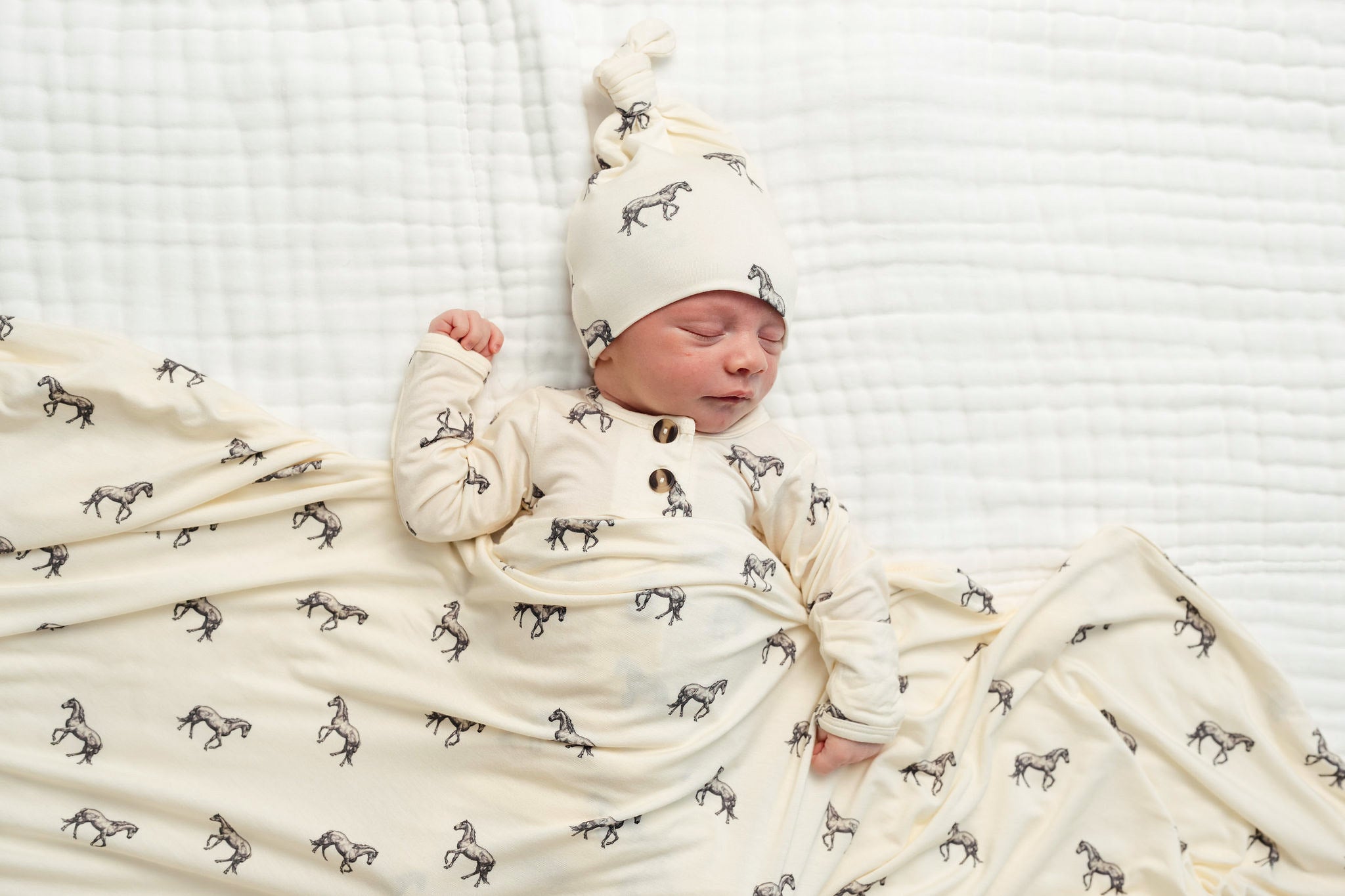 Ryder Newborn Hat Bundle (Top + Bottom)