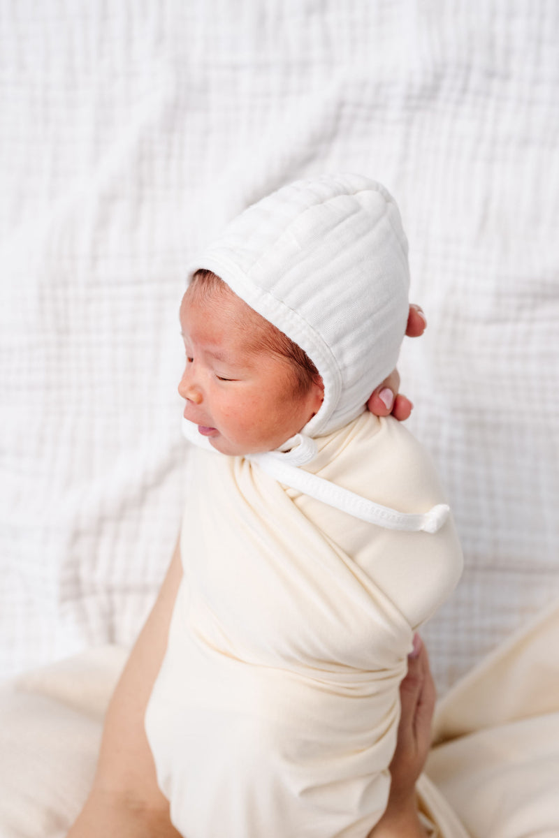 Cloud Muslin™ Bonnet - White