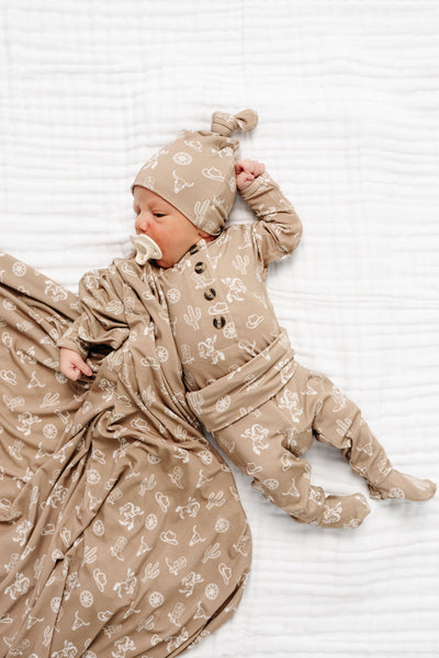 Wyatt Newborn Hat Bundle + Top + Bottoms