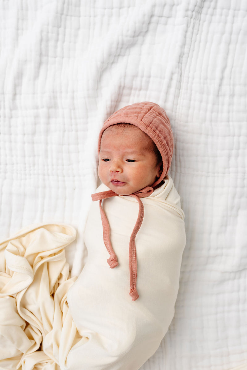 Cloud Muslin™ Bonnet - Rose