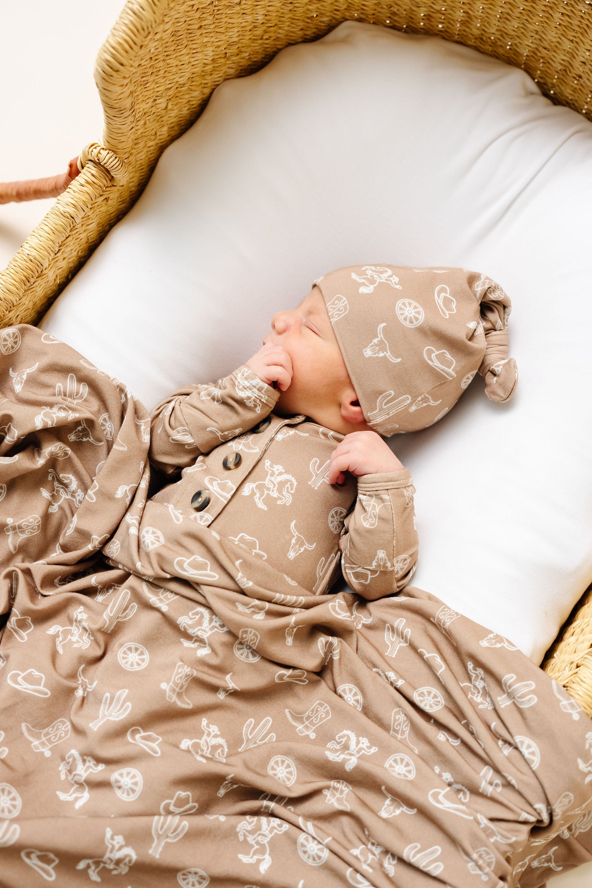 Wyatt Newborn Hat Bundle (Top + Bottom)