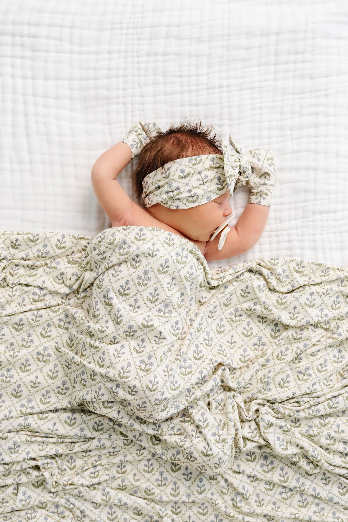 Etta Newborn Headband Bundle + Knotted Gown