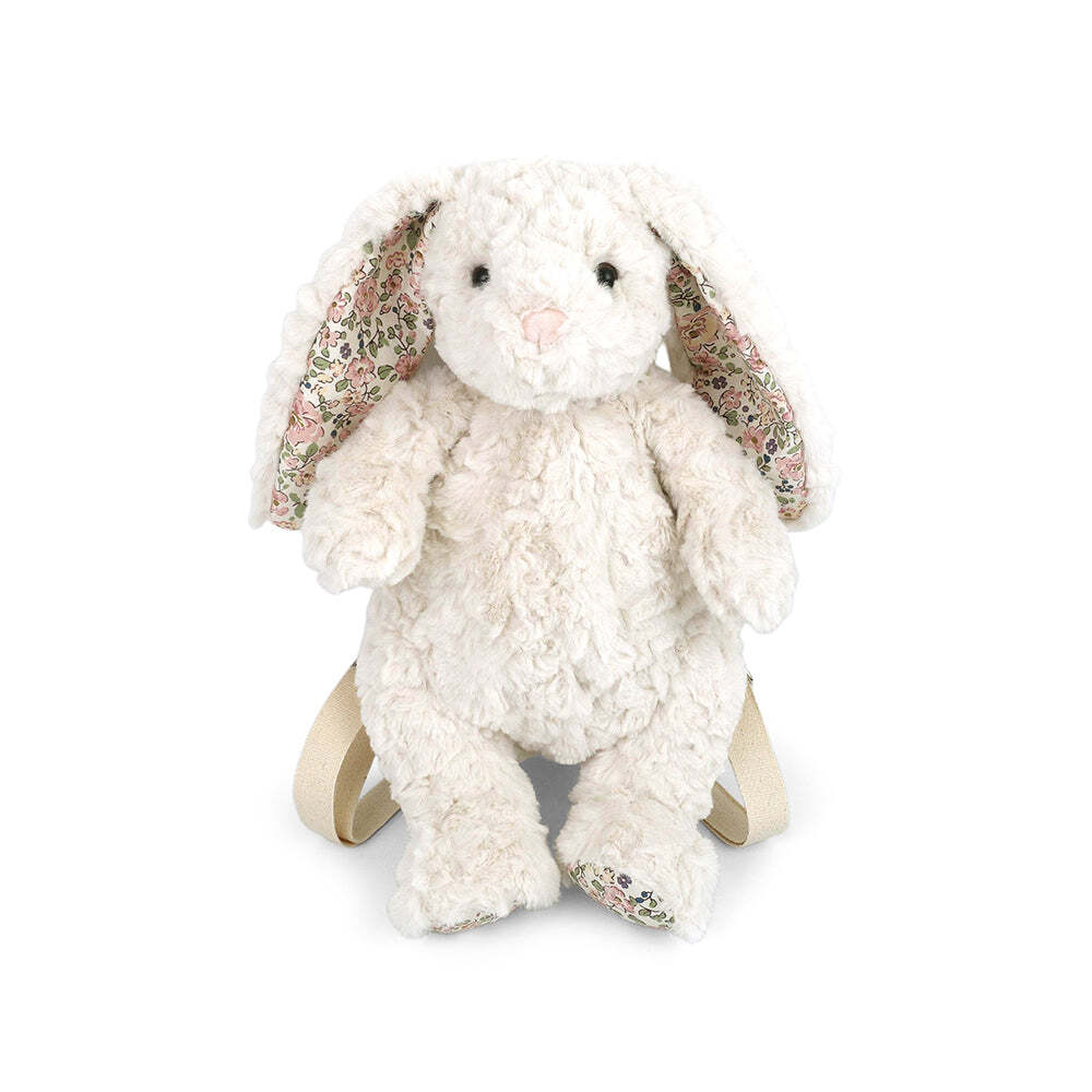 Faith Bunny Plush Backpack