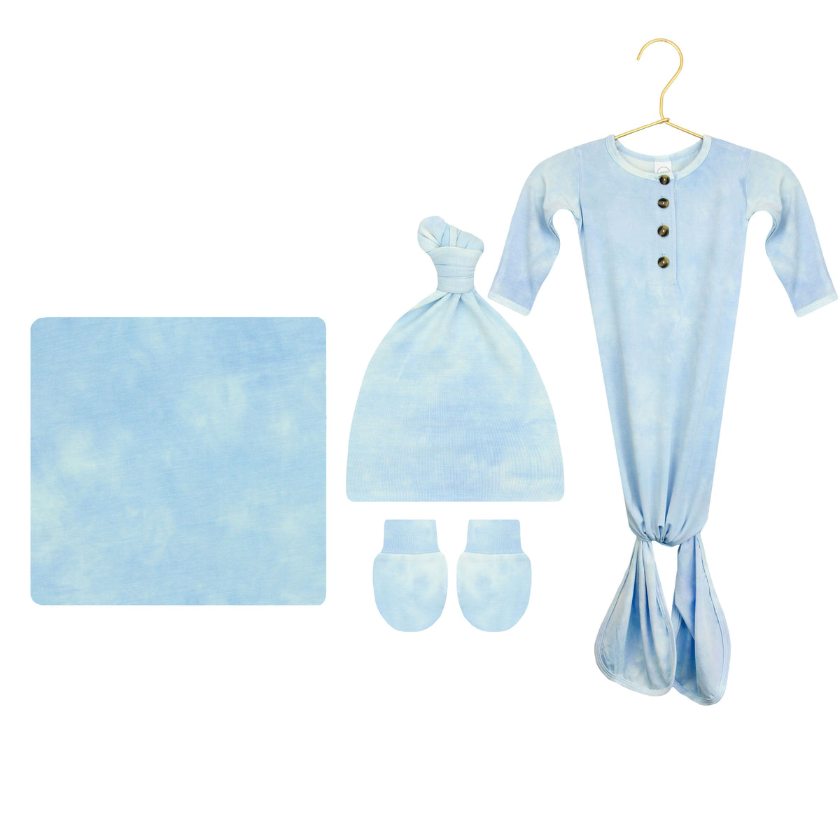 Bennett Newborn Hat Bundle + Knotted Gown