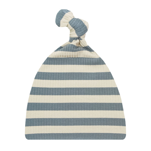 Lincoln Ribbed Top Knot Hat