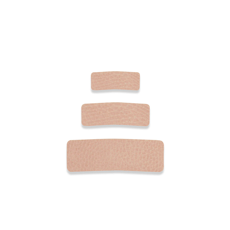 Leather 3 Pack - Primrose Snap Clips