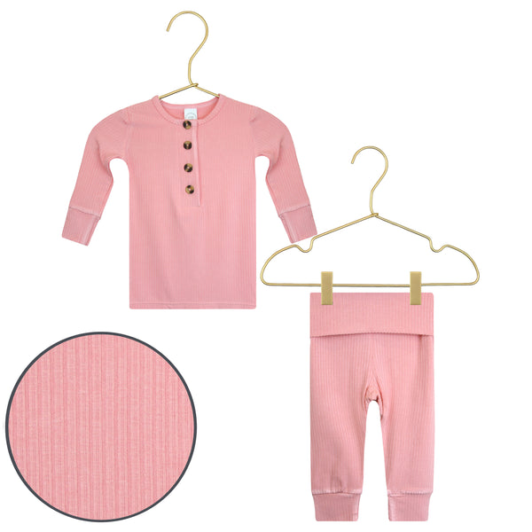 Brielle Ribbed Top + Bottoms