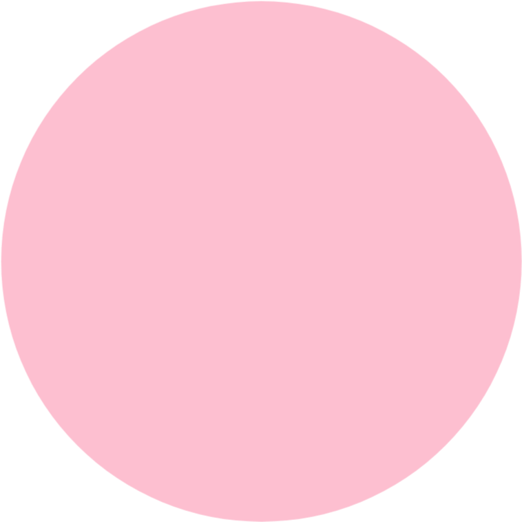 Bubblegum Pink Circle