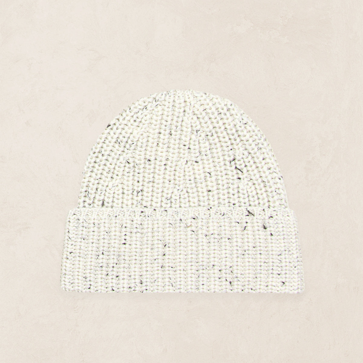 Knit Beanie - Cream Speckle