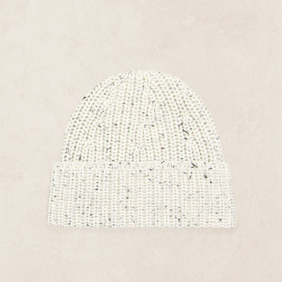 Knit Beanie - Cream Speckle