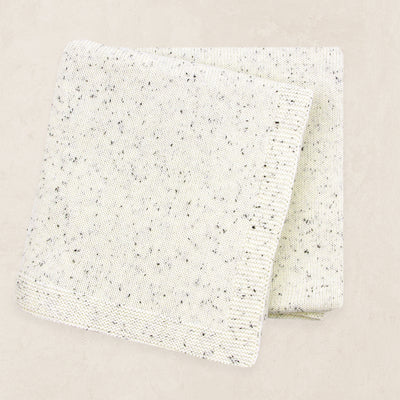 Knit Blanket - Cream Speckle
