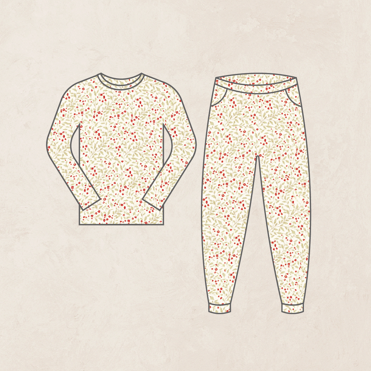Pre-Order: Kids Loungewear Set - Holly