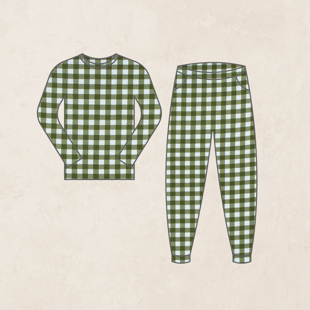 Pre-Order: Kids Loungewear Set - Forrest