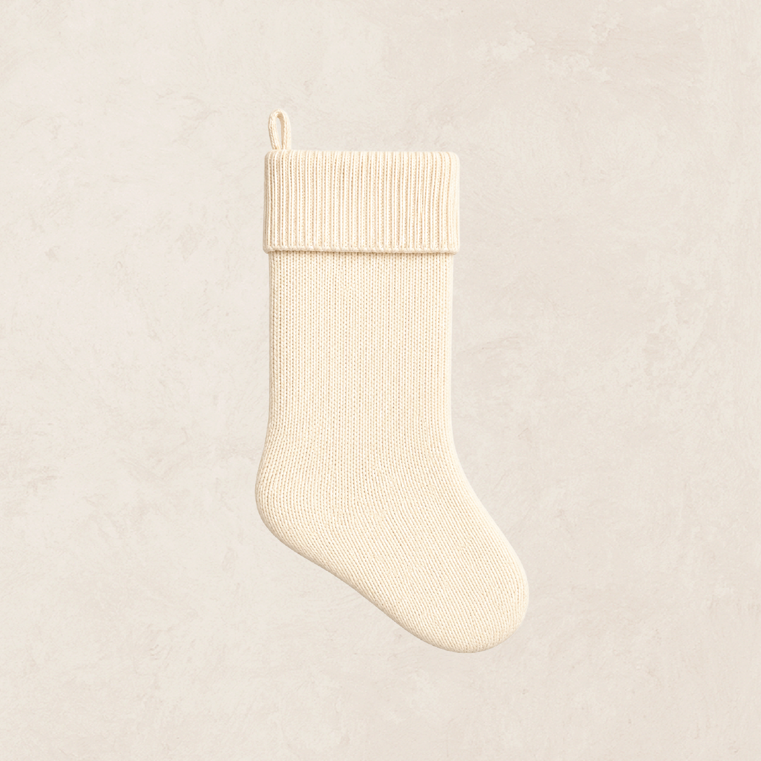 Pre-Order: Knit Stocking - Cream