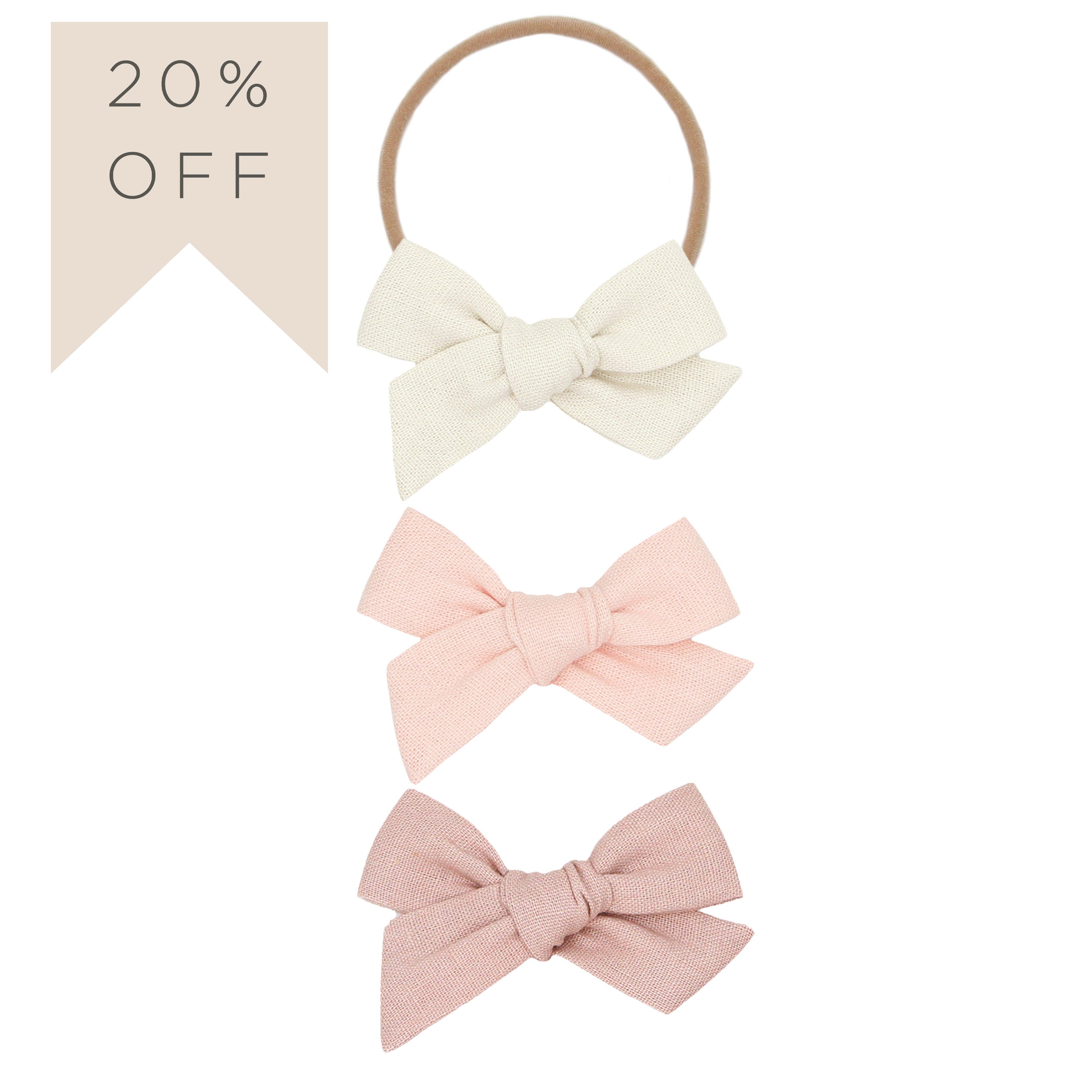 Classic Bow 3 Pack: Ballet