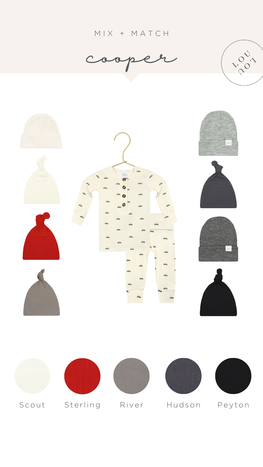Cooper Top Knot Hat