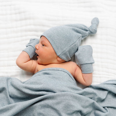 Miller Plush Knit Top Knot Hat