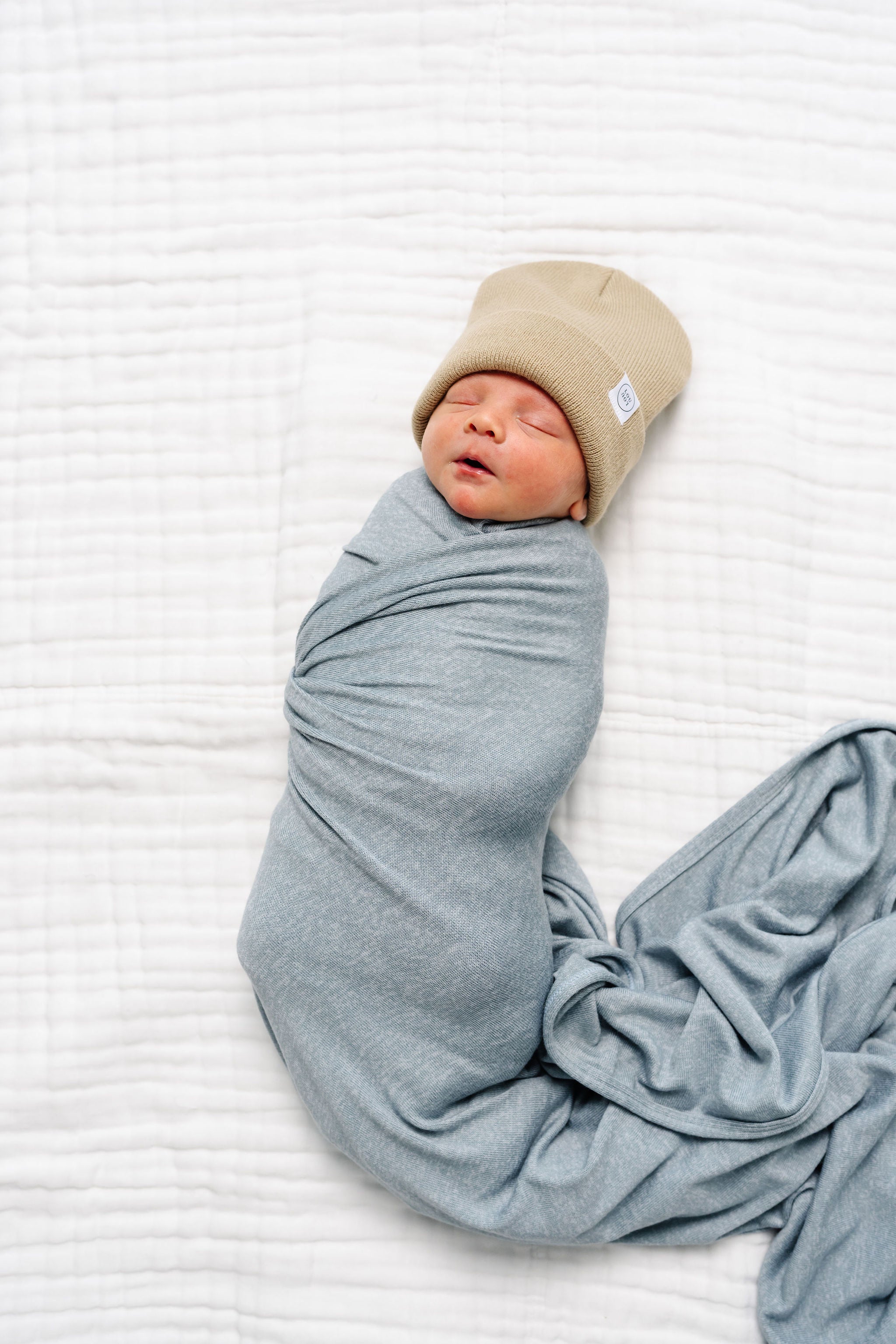 Miller Plush Knit Newborn Hat Bundle (Gown)