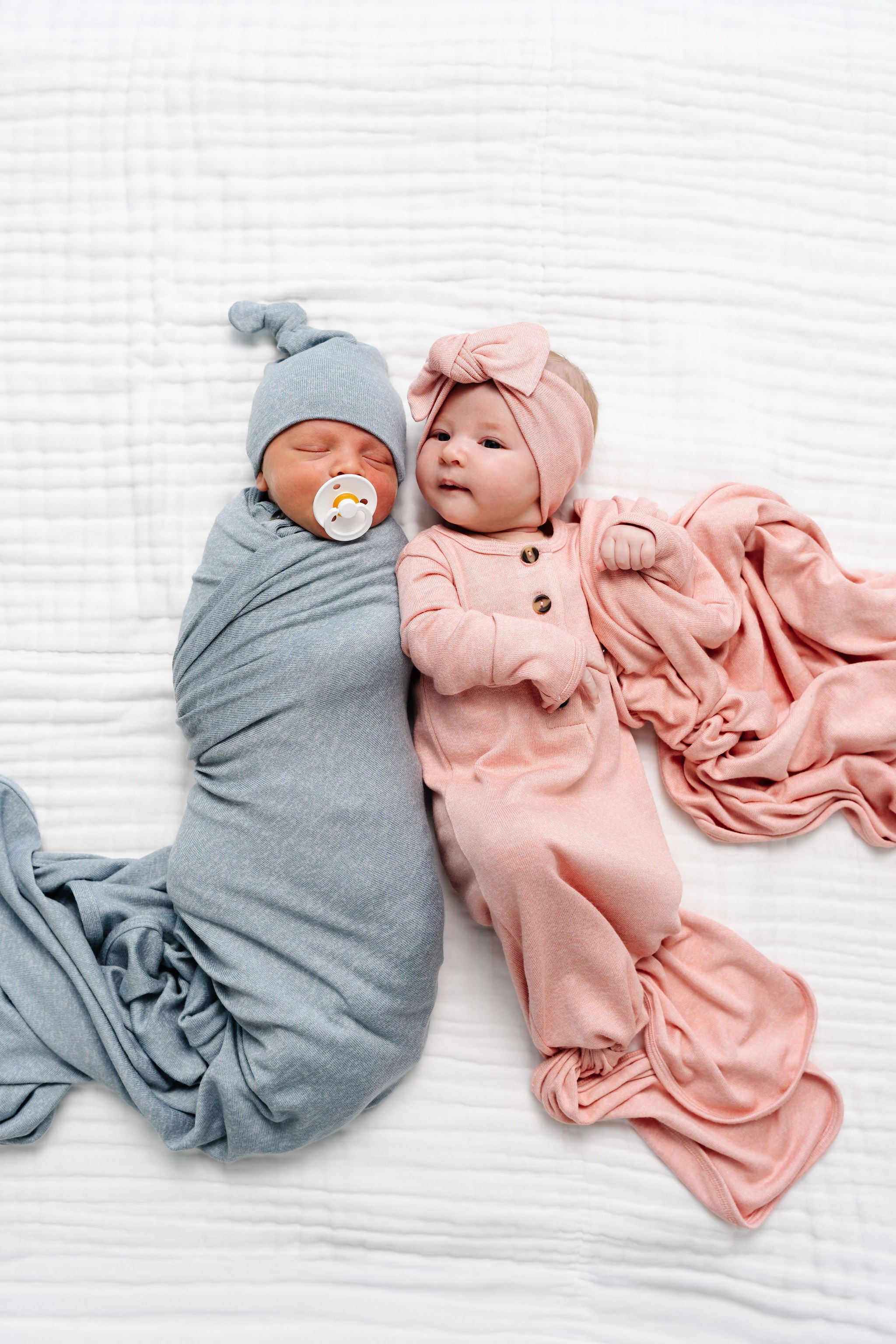 Miller Plush Knit Swaddle Blanket