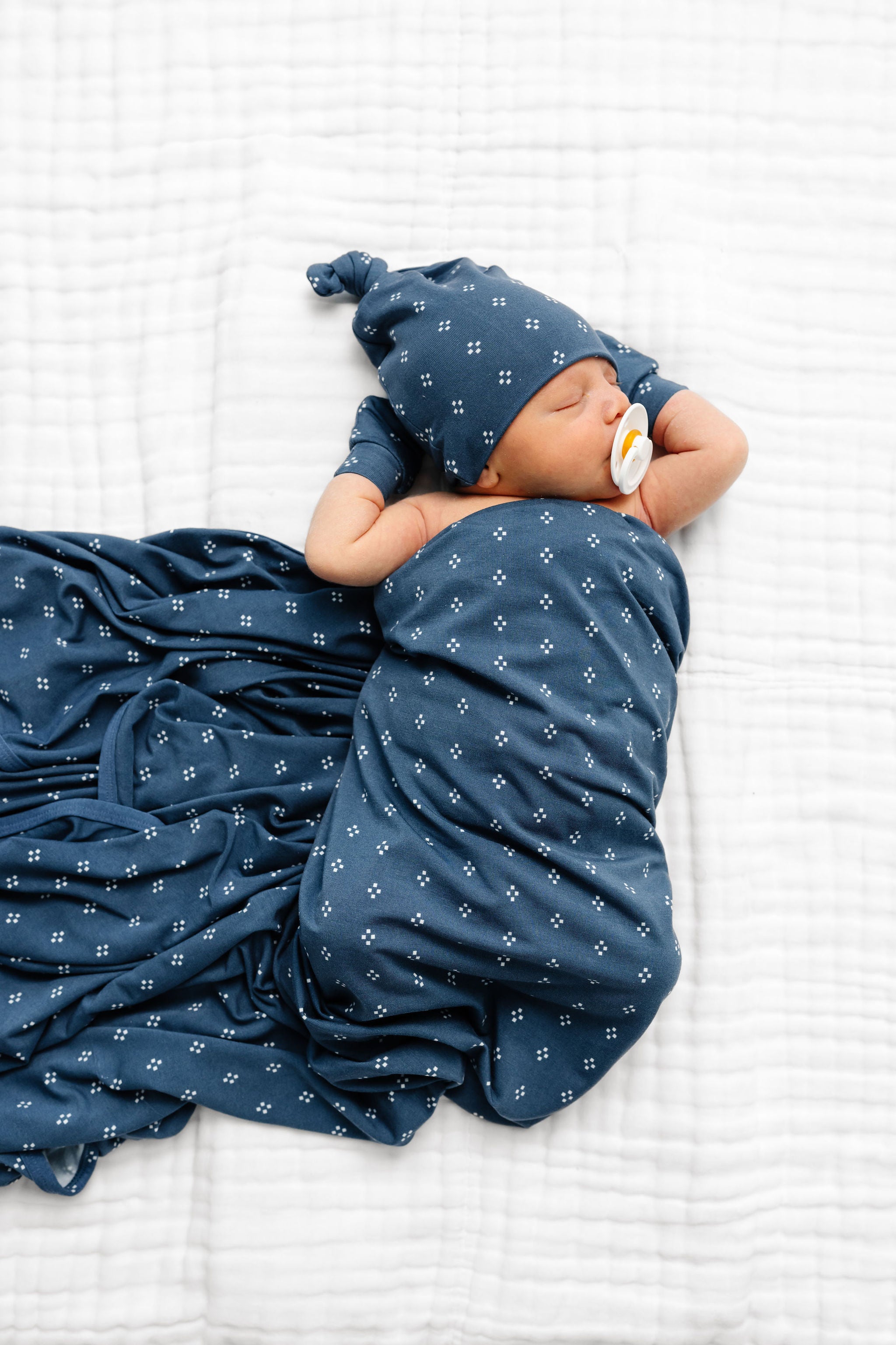 Benson Newborn Hat Bundle (Top + Bottom)