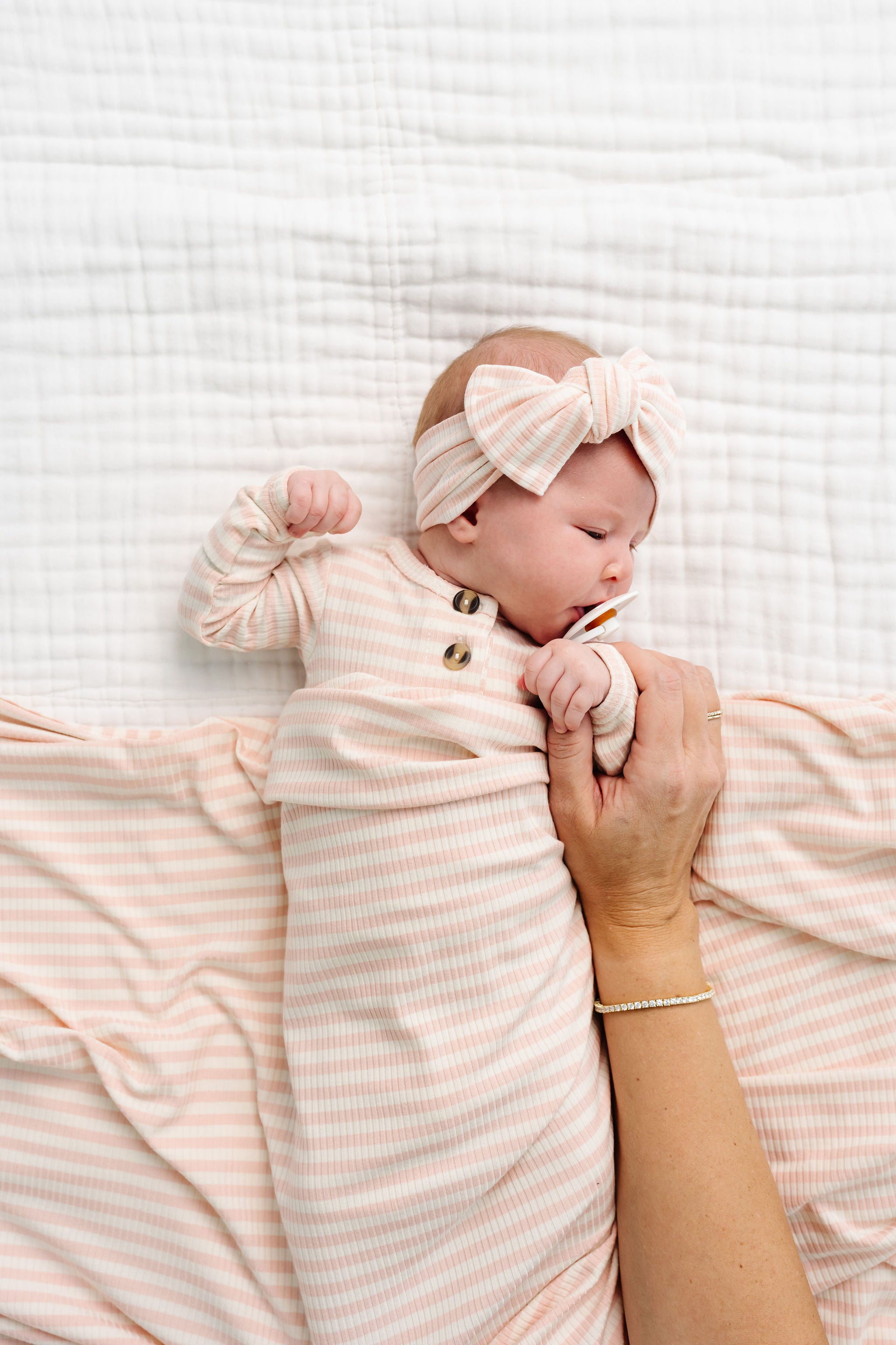 Harper Ribbed Knotted Gown