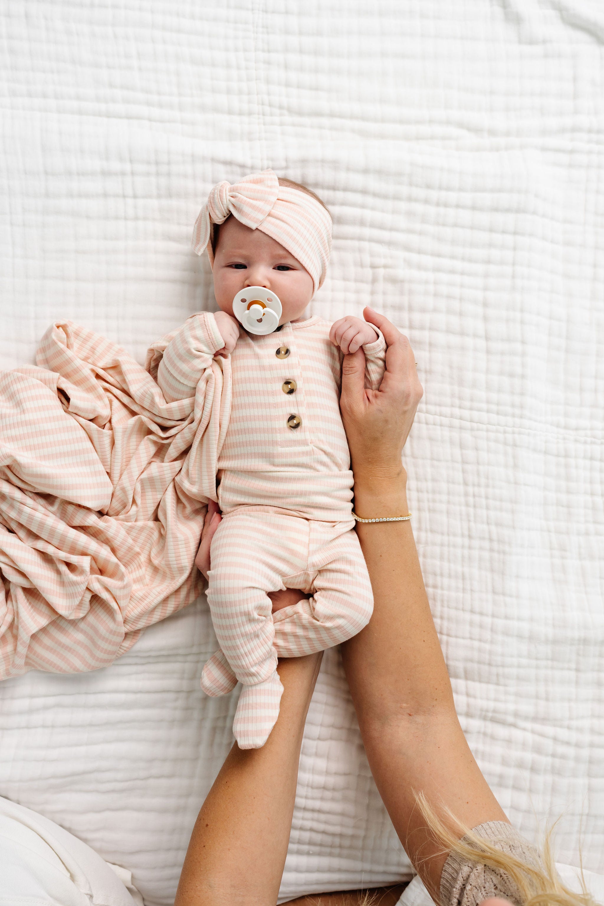 Harper Ribbed Top + Bottoms