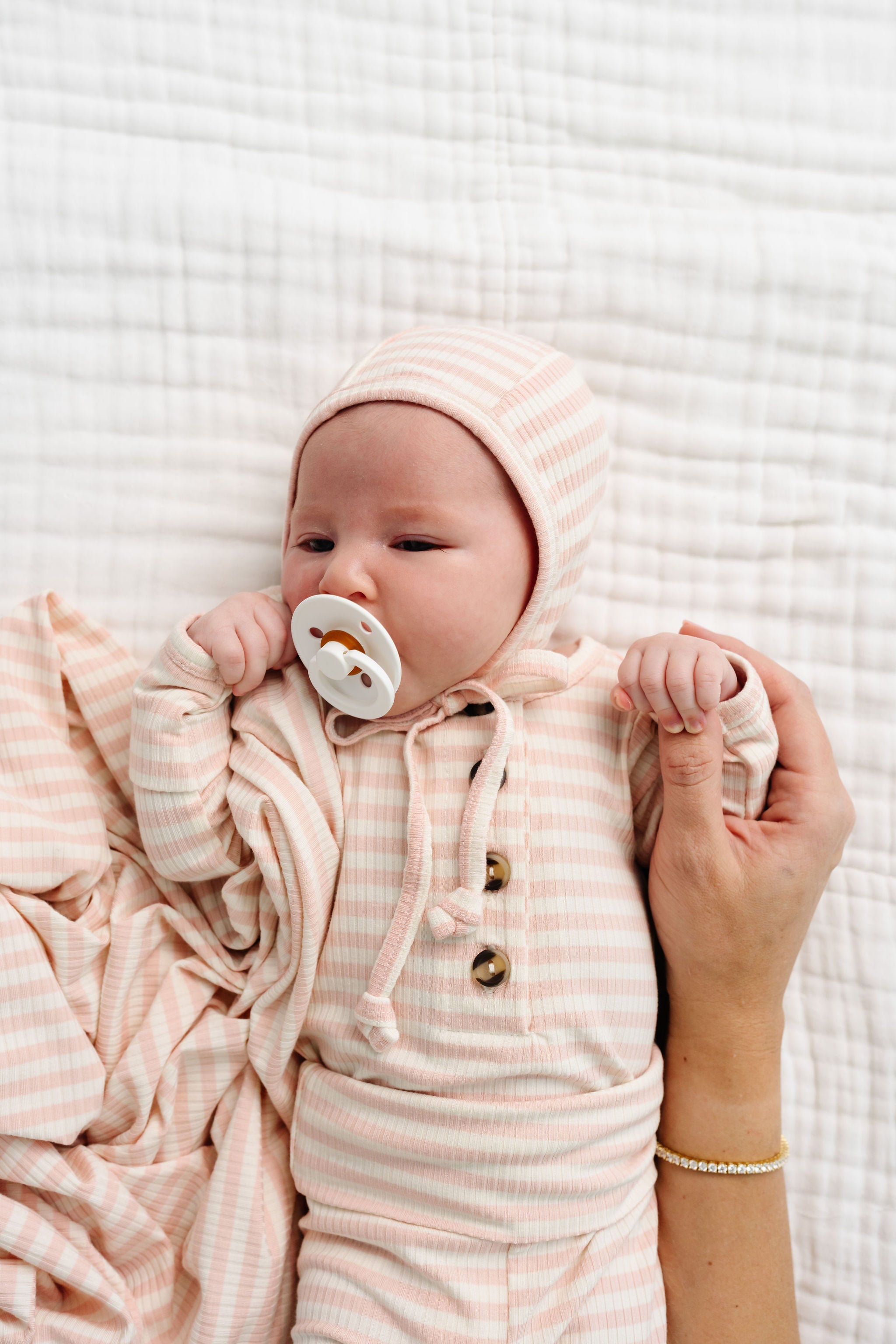 Harper Ribbed Bonnet