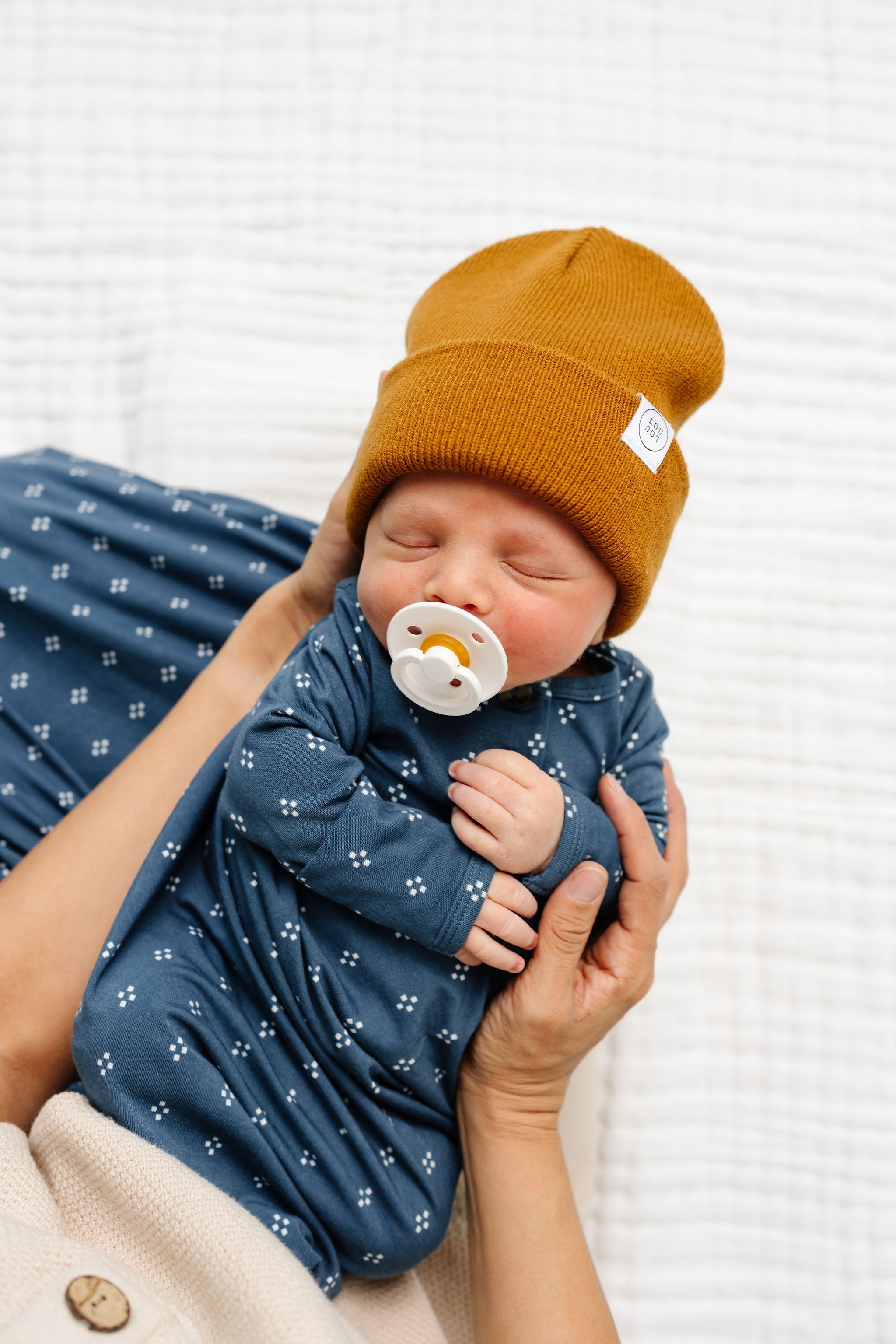 Benson Newborn Hat Bundle (Top + Bottom)